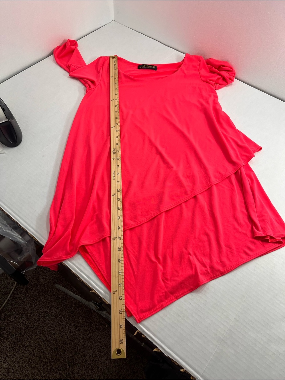 💖⚡ Astoria Born Electric Pink Tunic Top ⚡💖 - Picture 6 of 8